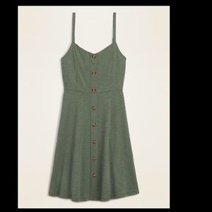 Old Navy slubknit Cami fit and flare dress NWT